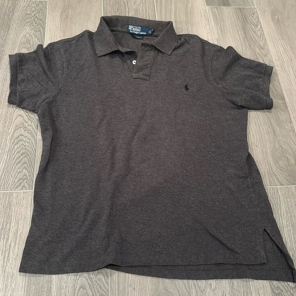 Polo by Ralph Lauren Men’s Gray Collared Shirt Size L
